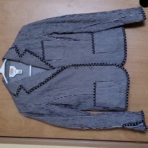 Talbots striped jacket